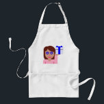 chanukkah hair flip emoji adult apron<br><div class="desc">hanukkah, chanukkah, "hair flick emoji", emoji, "info girl emoji", "pink girl emoji", jewish, jew, hebrew, hannukah, channukah, "star of david"  kawaii "information emoji" pastel pink woman girl gift present</div>