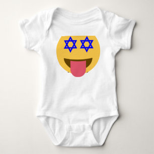 chanukkah hanukkah emoji baby bodysuit