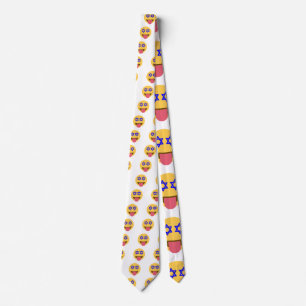 chanukkah hanukkah emoji neck tie