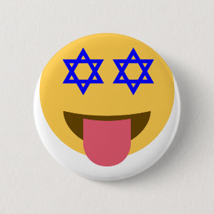 chanukkah hanukkah emoji pinback button