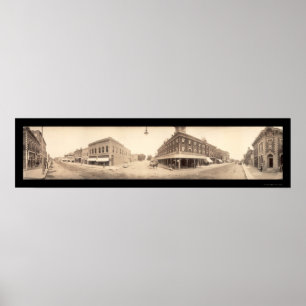 Chanute, Kansas Photo 1909 Poster