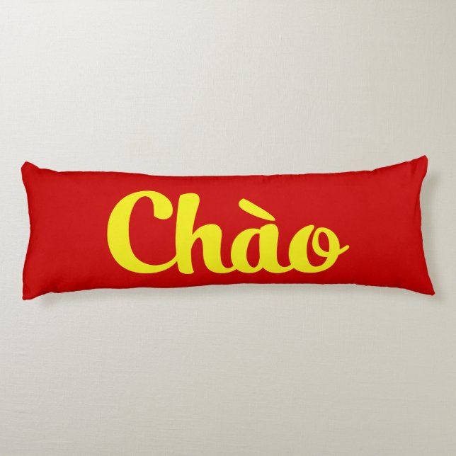 Chào / Hello ~ Vietnam / Vietnamese / Tiếng Việt Body Pillow (Back)