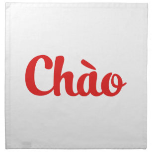 Chào / Hello ~ Vietnam / Vietnamese / Tiếng Việt Cloth Napkin