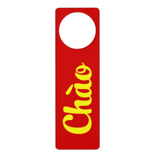 Chào / Hello ~ Vietnam / Vietnamese / Tiếng Việt Door Hanger