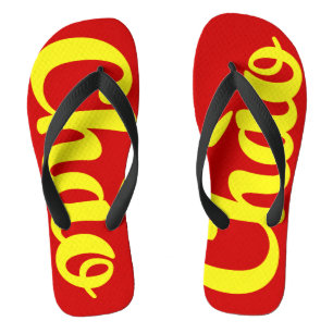 Chào / Hello ~ Vietnam / Vietnamese / Tiếng Việt Flip Flops