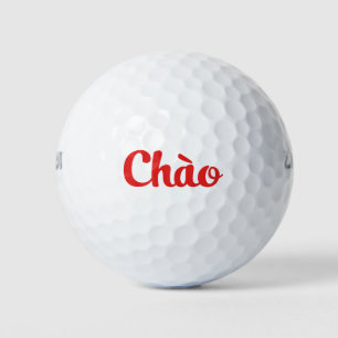 Chào / Hello ~ Vietnam / Vietnamese / Tiếng Việt Golf Balls