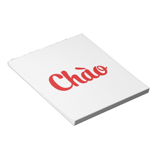 Chào / Hello ~ Vietnam / Vietnamese / Tiếng Việt Notepad (Angled)