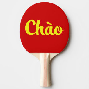 Chào / Hello ~ Vietnam / Vietnamese / Tiếng Việt Ping-Pong Paddle