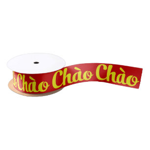 Chào / Hello ~ Vietnam / Vietnamese / Tiếng Việt Satin Ribbon