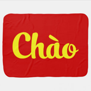 Chào / Hello ~ Vietnam / Vietnamese / Tiếng Việt Swaddle Blanket
