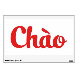 Chào / Hello ~ Vietnam / Vietnamese / Tiếng Việt Wall Decal
