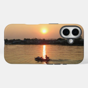 Chao Phraya River Sunset ... Ayutthaya, Thailand iPhone 16 Case