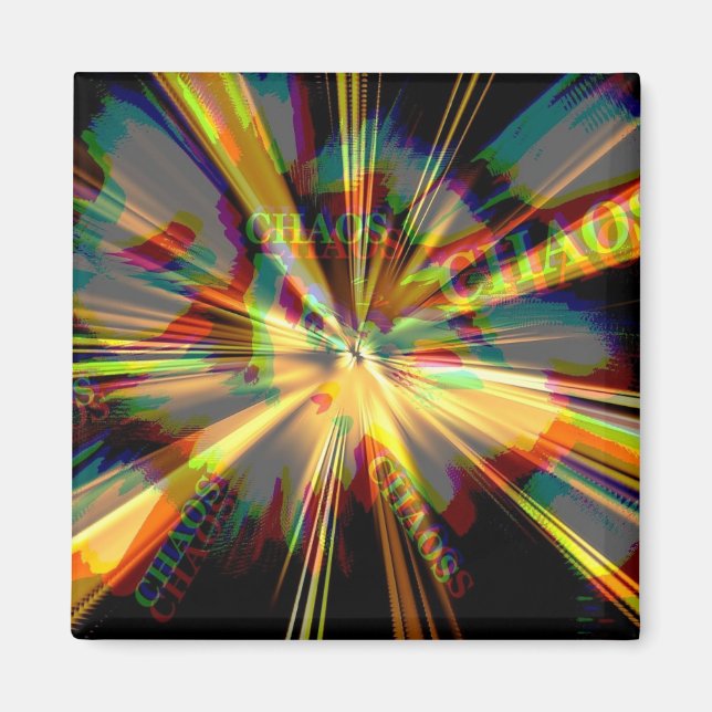 Chaos Abstraction Magnet (Front)