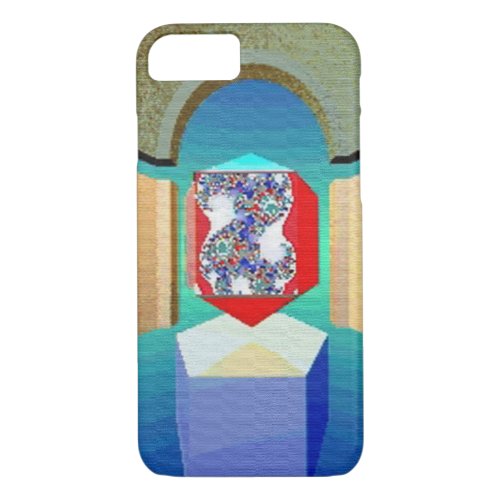 CHAOS AND ORDER TEMPLE Surreal Fractal Art iPhone 87 Case