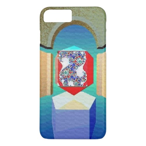 CHAOS AND ORDER TEMPLE Surreal Fractal Art iPhone 8 Plus7 Plus Case