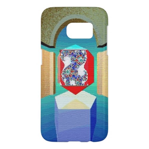 CHAOS AND ORDER TEMPLE Surreal Fractal Art Samsung Galaxy S7 Case