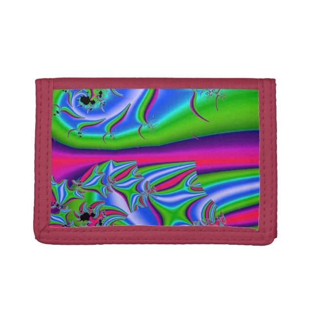 Chaos As A Fractal Trifold Wallet (Front)