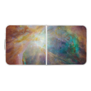 Chaos at Heart of Orion Spitzer Hubble Composite Beer Pong Table