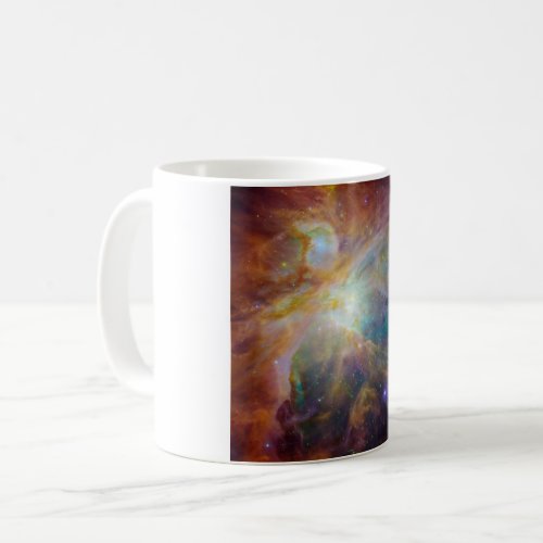 Chaos at Heart of Orion Spitzer Hubble Composite Coffee Mug