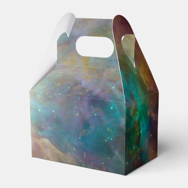 Chaos at Heart of Orion Spitzer Hubble Composite Favor Boxes (Front Side)