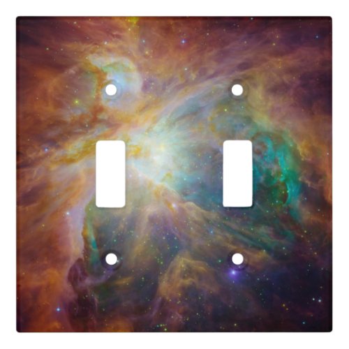 Chaos at Heart of Orion Spitzer Hubble Composite Light Switch Cover