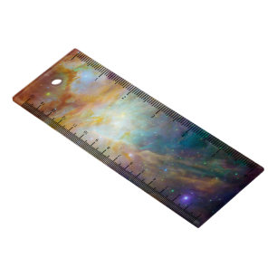 Chaos at Heart of Orion Spitzer Hubble Composite Ruler