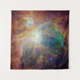 Chaos at Heart of Orion Spitzer Hubble Composite Tapestry