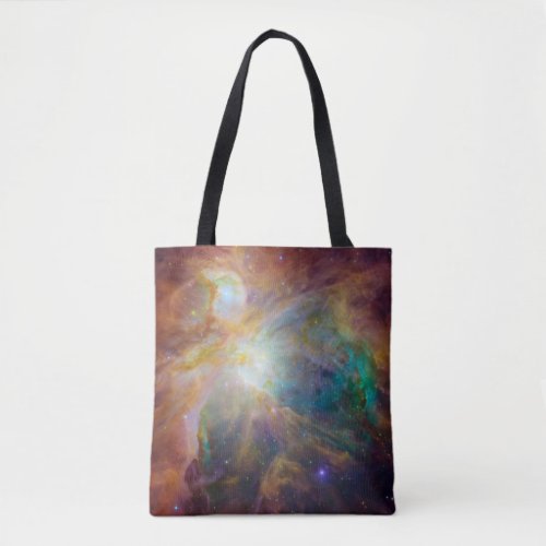 Chaos at Heart of Orion Spitzer Hubble Composite Tote Bag