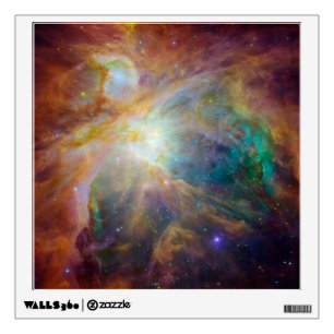 Chaos at Heart of Orion Spitzer Hubble Composite Wall Decal