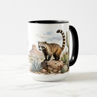 Chaos but I make it cute, Coatimundi 15oz Mug