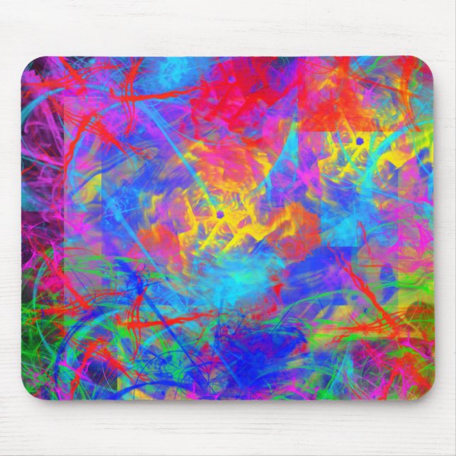 Chaos Color Mouse Pad (Front)