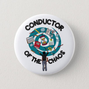 Chaos Conductor Button - Black