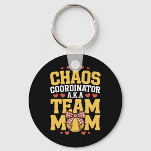 Chaos Coordinator A.k.a Team Mom, Softll Sports Pl Keychain