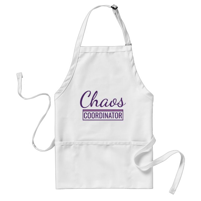 Chaos Coordinator Adult Apron (Front)