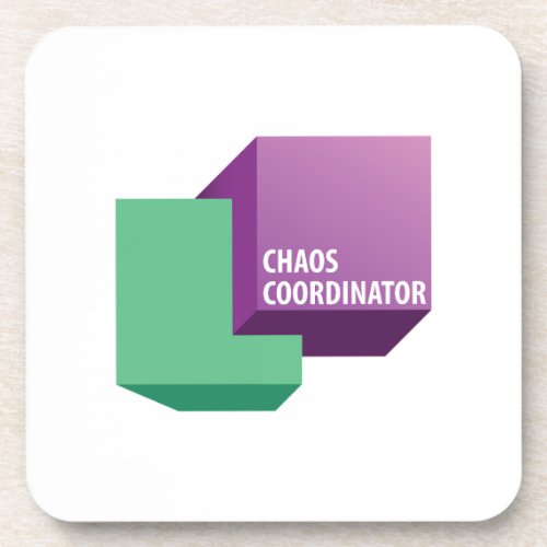 Chaos coordinator beverage coaster