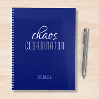 Chaos Coordinator Blue Personalized Name