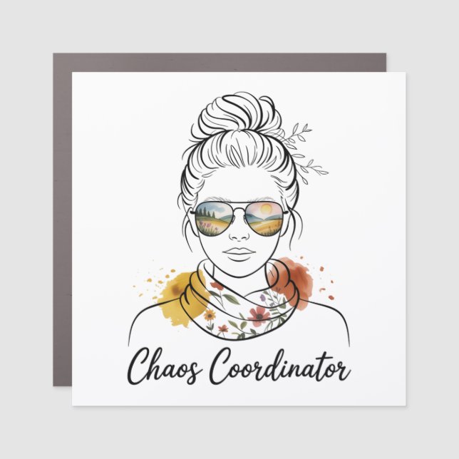 Chaos Coordinator﻿ Car Magnet (Front)