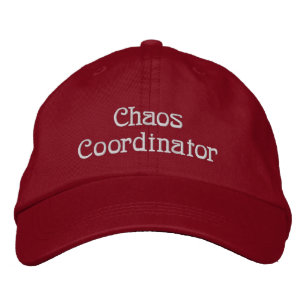 Chaos Coordinator Custom Embroidered Baseball Cap