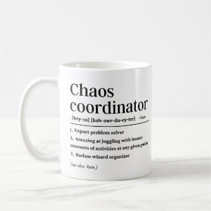 Chaos coordinator definition coffee mug