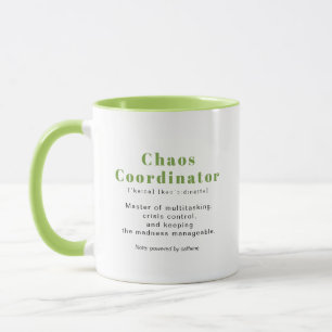 Chaos Coordinator Definition Custom Photo Mug
