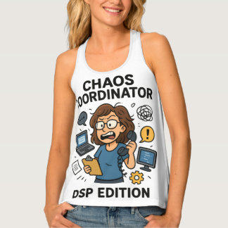 Chaos Coordinator: DSP Edition – Comical Cartoon Tank Top