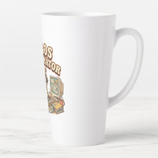 Chaos Coordinator Funny Overworked Raccoon Latte Mug