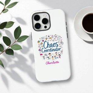 Chaos Coordinator Funny Personalized Mother's Day iPhone 16 Pro Max Case