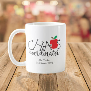 Chaos Coordinator Gift for Teacher Coffee Mug