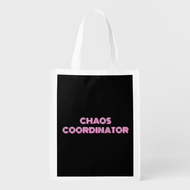 CHAOS COORDINATOR GROCERY BAG (Front)