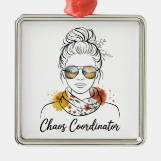 Chaos Coordinator Metal Ornament