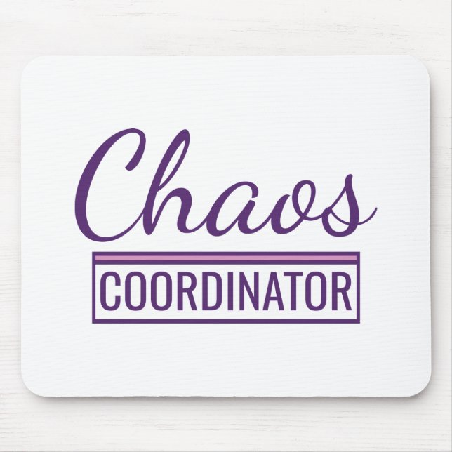 Chaos Coordinator Mouse Pad (Front)
