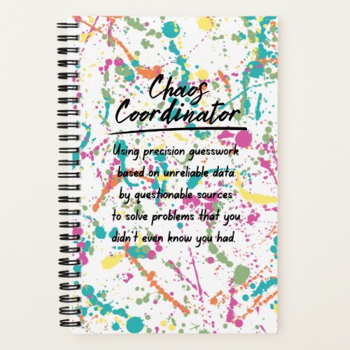 Chaos Coordinator Notebook