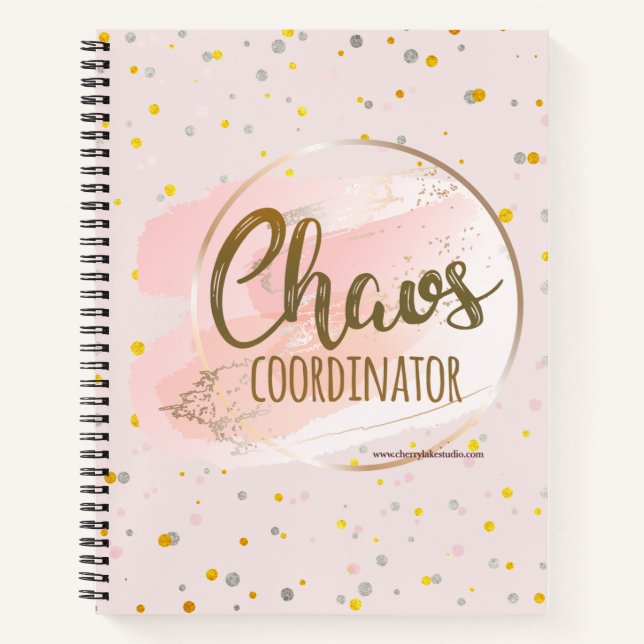 Chaos Coordinator Notebook Journal (Front)