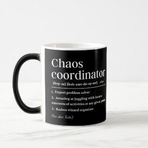 Chaos Coordinator Personalized Funny Definition Color Morph Mug